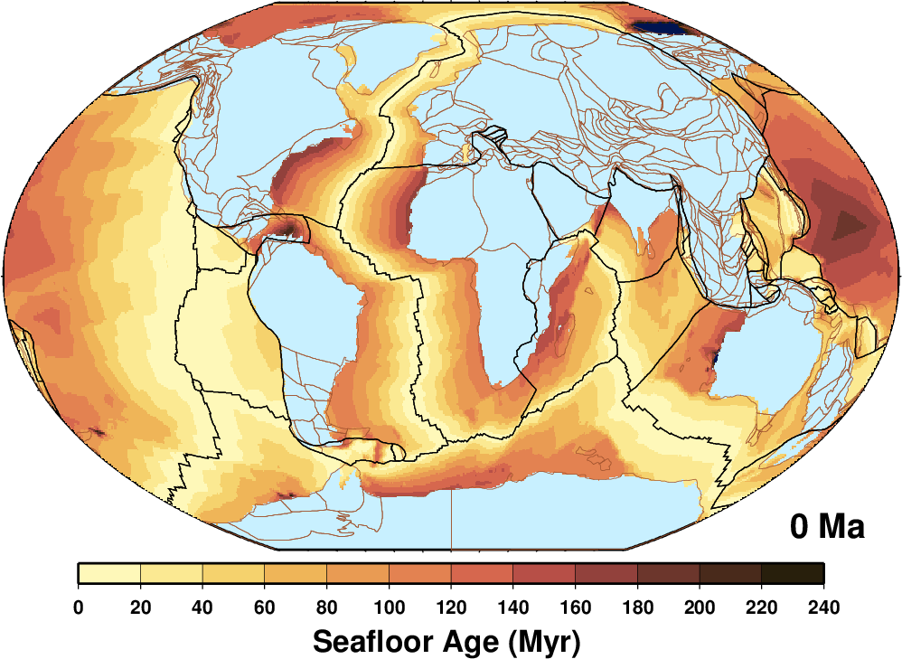seafloor age grid at 000
            Ma