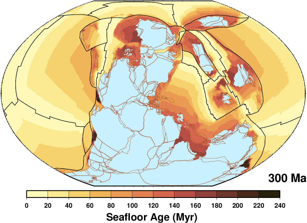 seafloor age grid at 300
            Ma