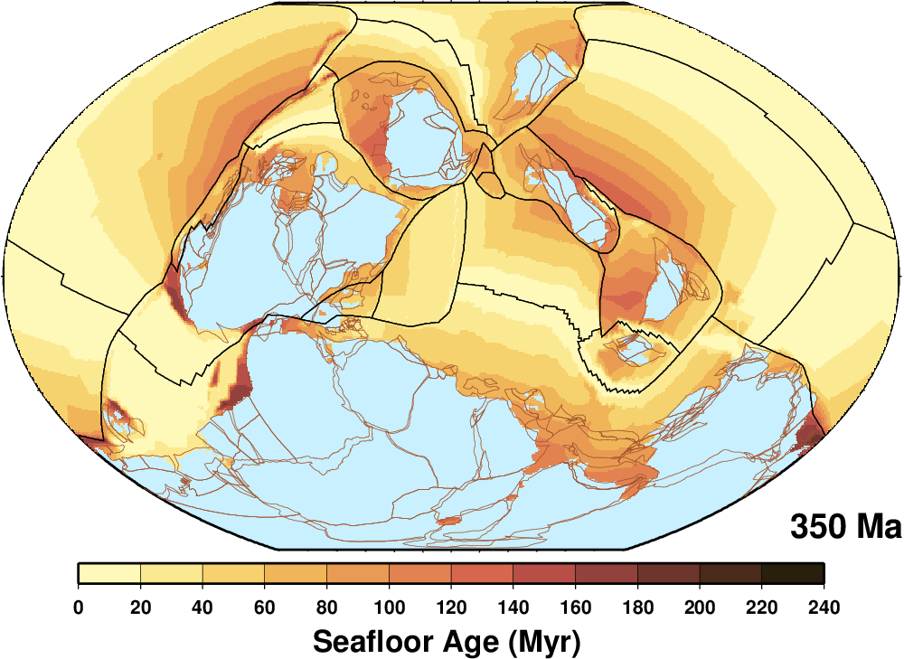 seafloor age grid at 350
            Ma